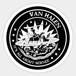 van all about science Sticker